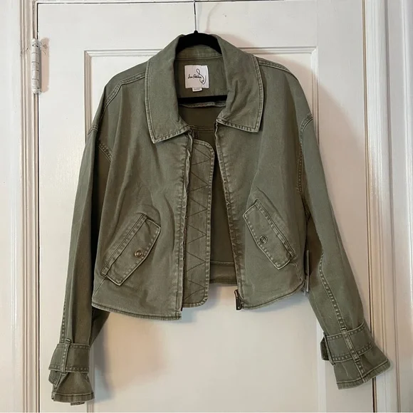 Sam Edelman Mesa Cropped Utility Jacket - Picture 4 of 15
